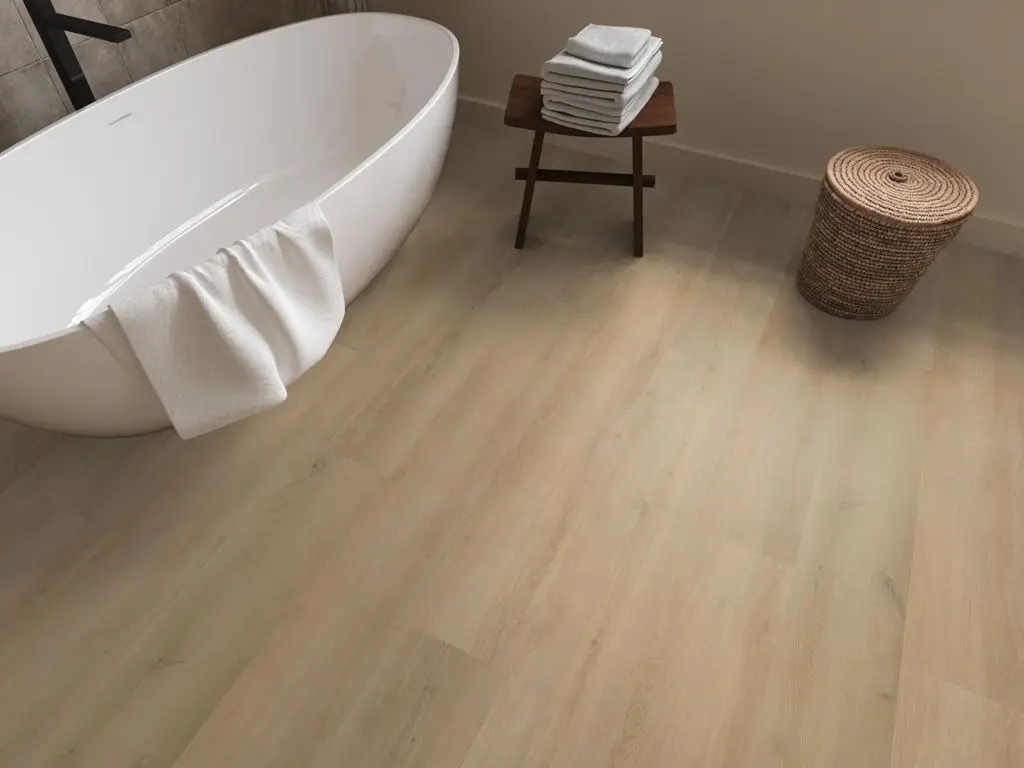 Ruimte met de pvcvloer Ambiant Espero Dryback beige (sfeerbeeld 5)