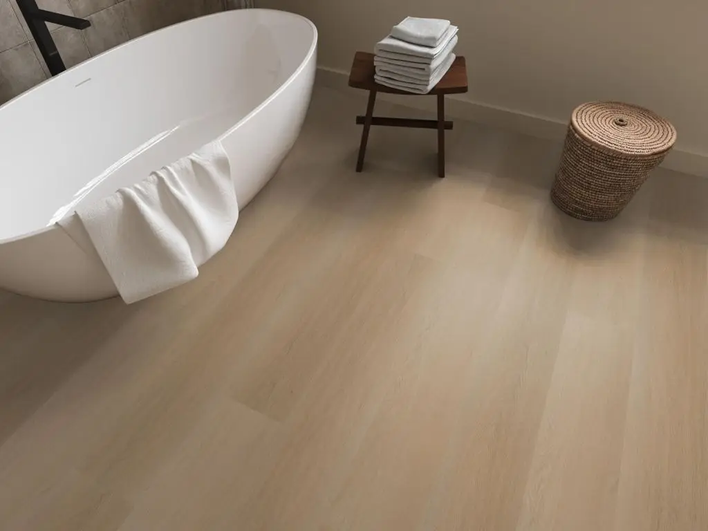 Ruimte met de pvcvloer Ambiant Estino Dryback natural oak (sfeerbeeld 5)