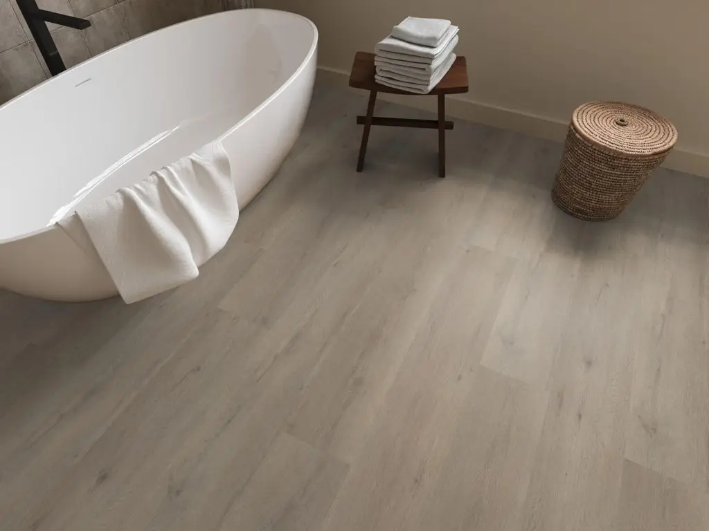 Ruimte met de pvcvloer Ambiant Vivero Dryback light oak (sfeerbeeld 5)