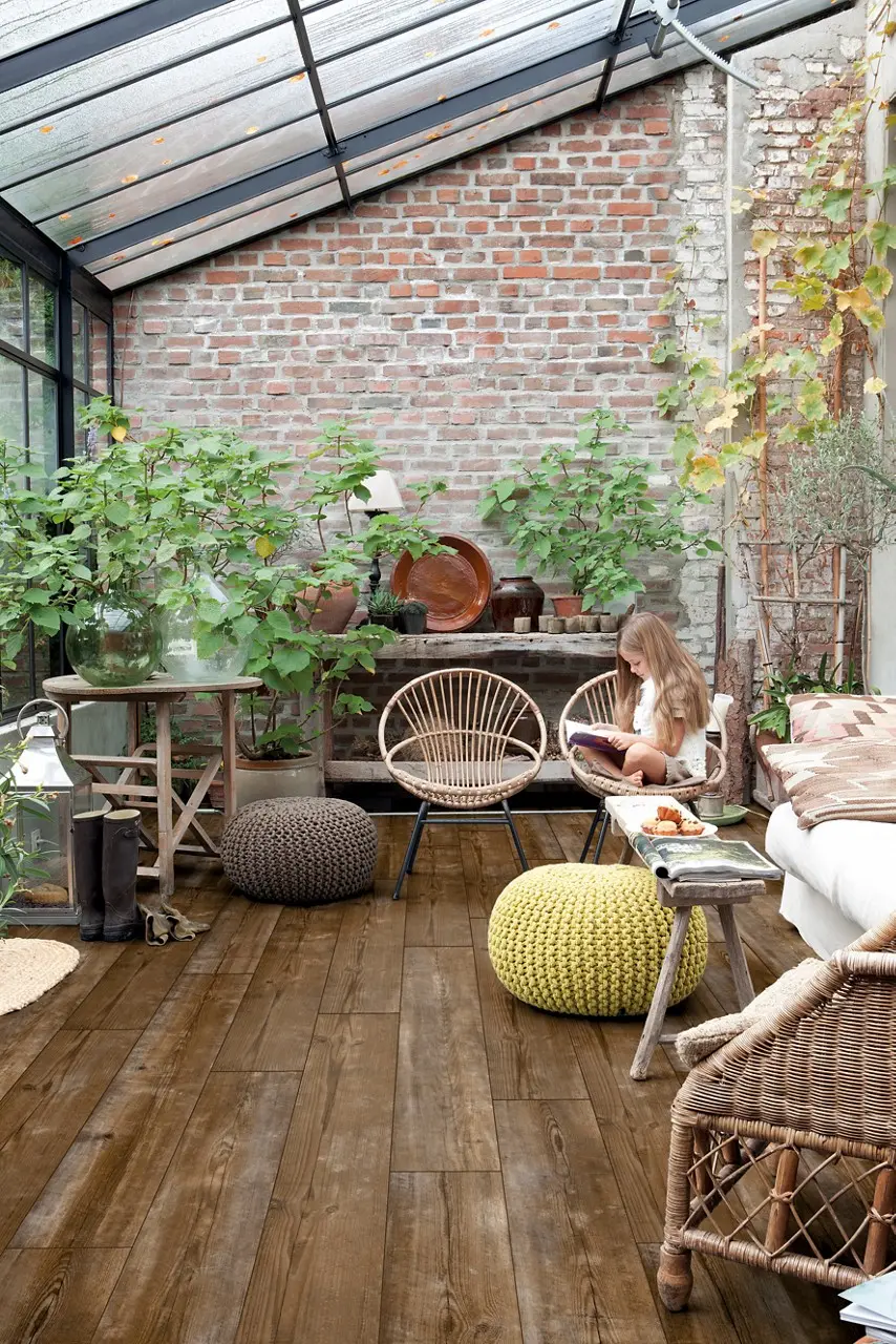 Ruimte met de pvcvloer Quick-Step Bloom Schemering den