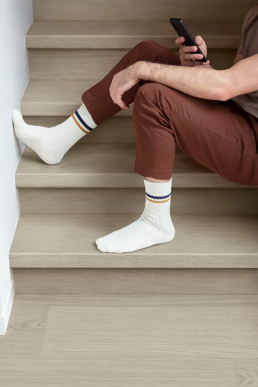 Ruimte met de pvcvloer Quick-Step Blos base Chia eik