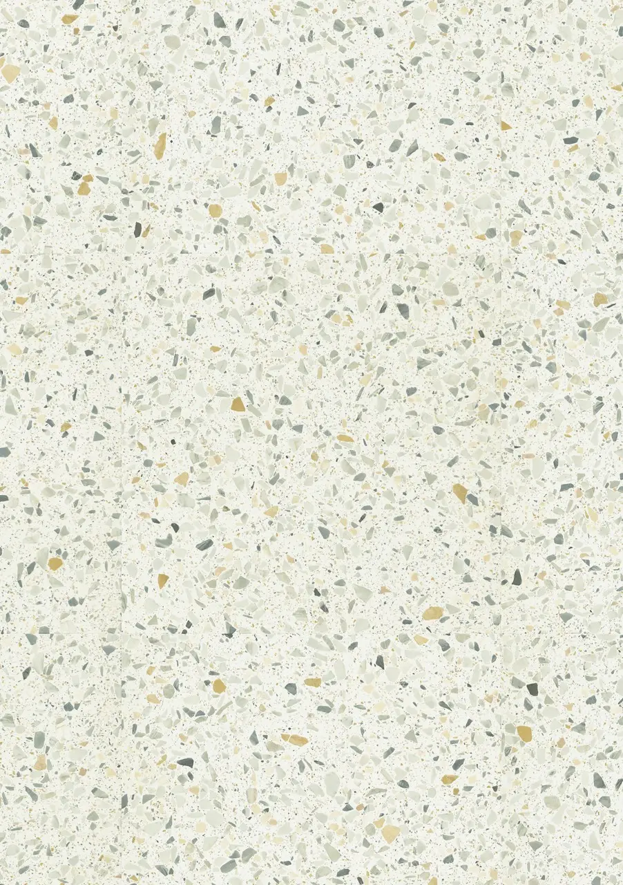 Quick-Step Blush Terrazzo multicolor, decor van de pvcvloer