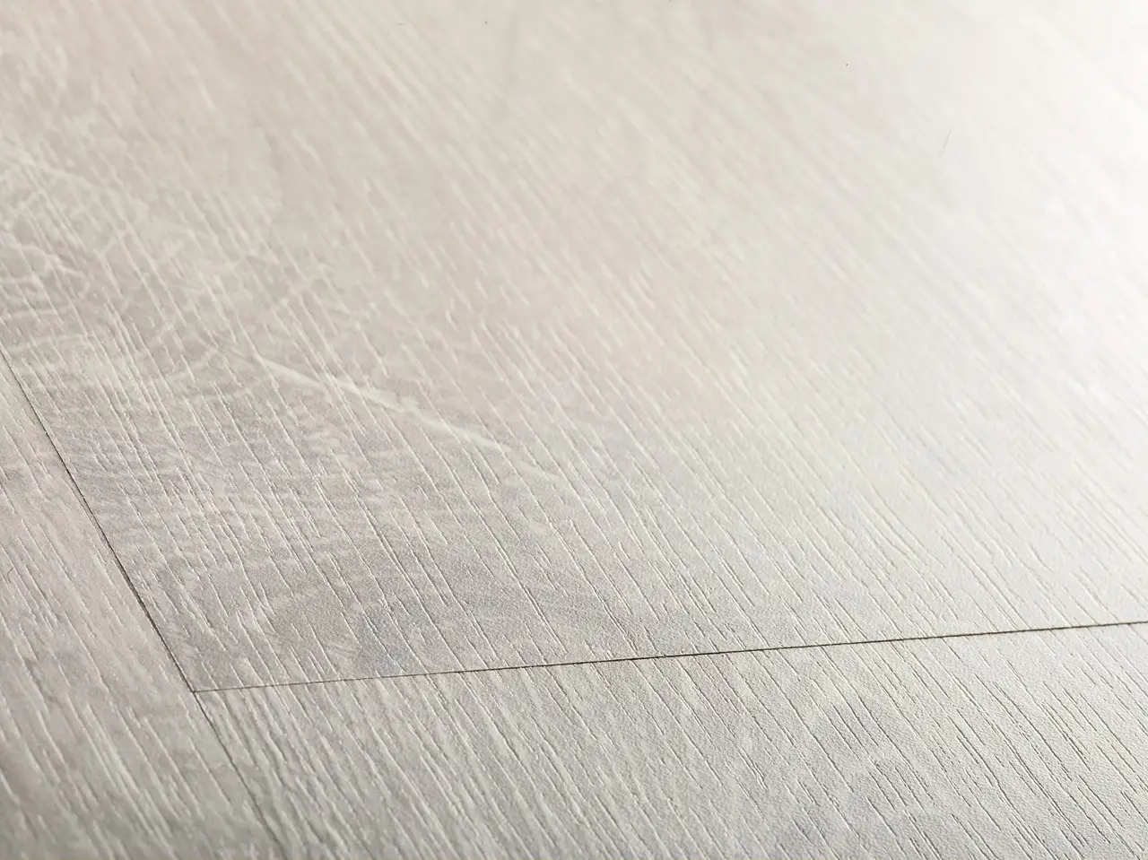 Close-up van de structuur van Quick-Step Classic Herwonnen witte patina eik