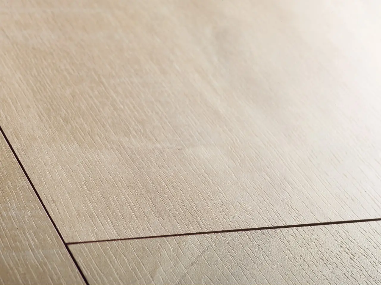 Close-up van de structuur van Quick-Step Classic Havana naturelle eik met zaagsneden