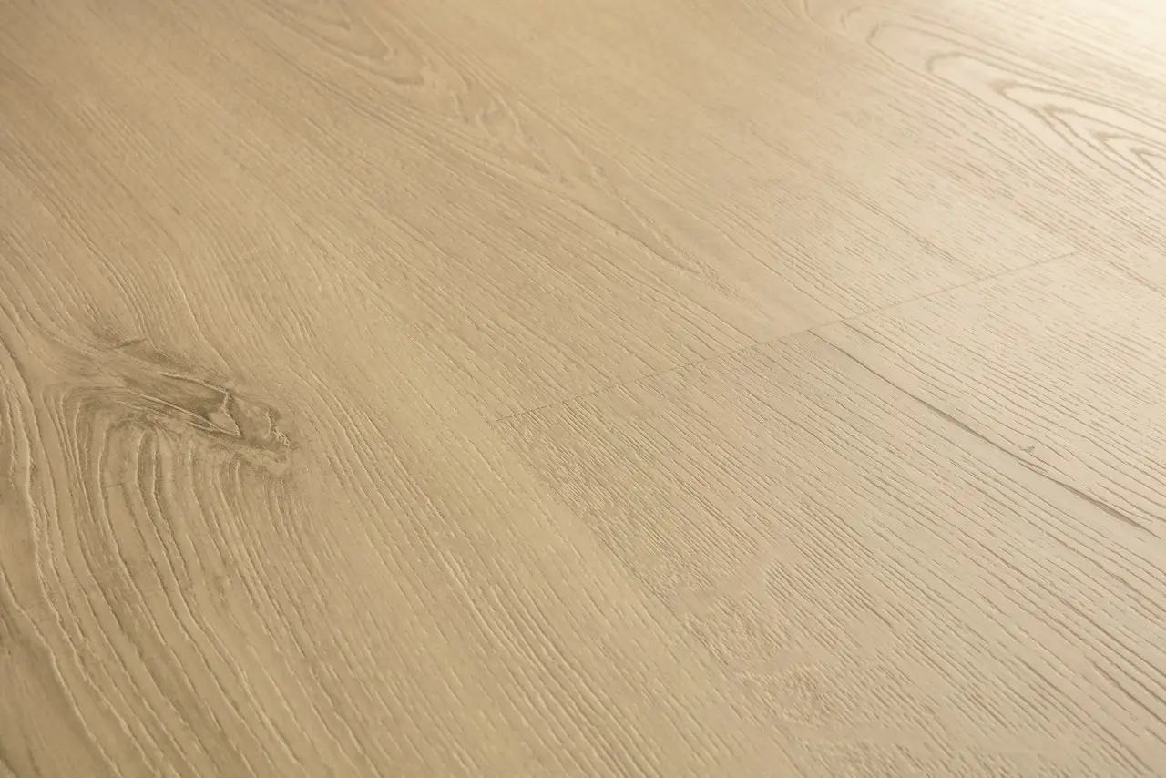 Close-up van de structuur van Quick-Step Classic Ruwe eik