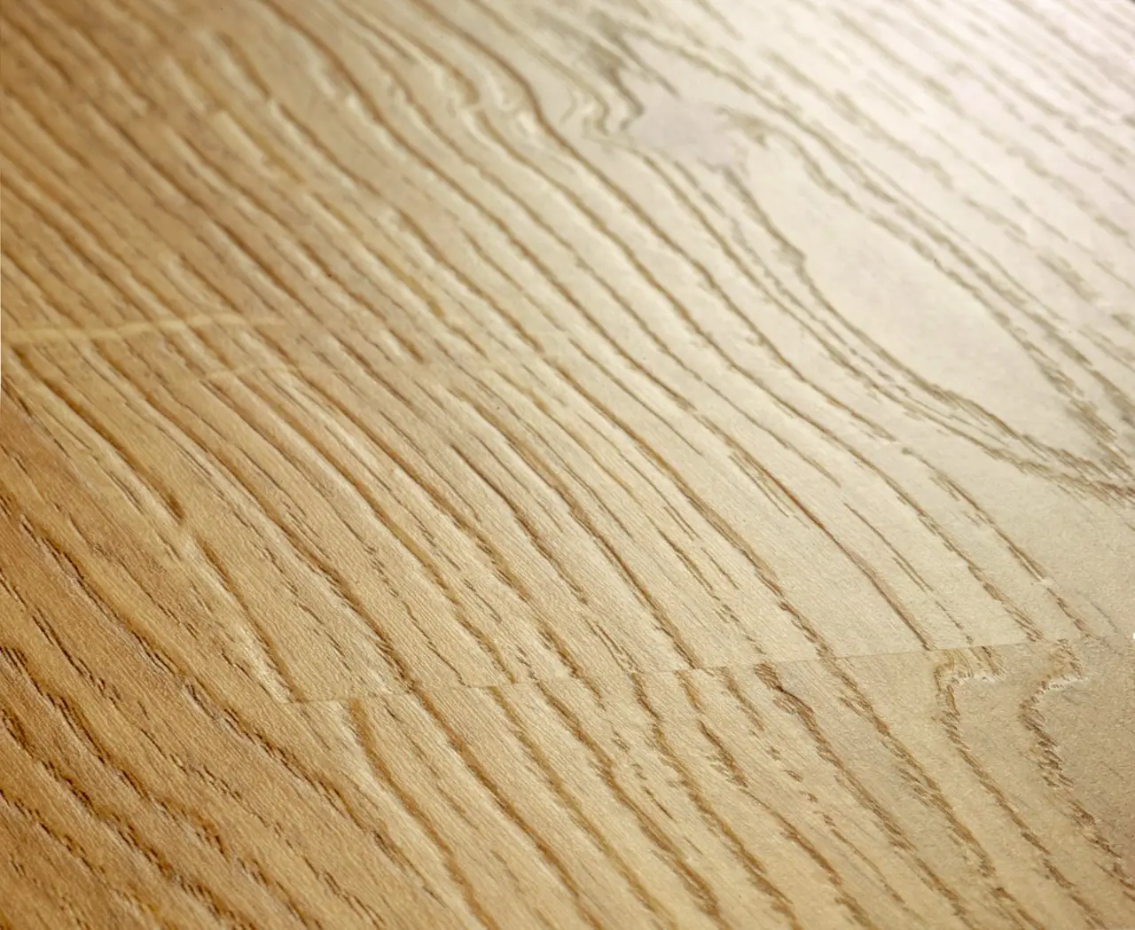 Close-up van de structuur van Quick-Step Eligna Witte lichte eik