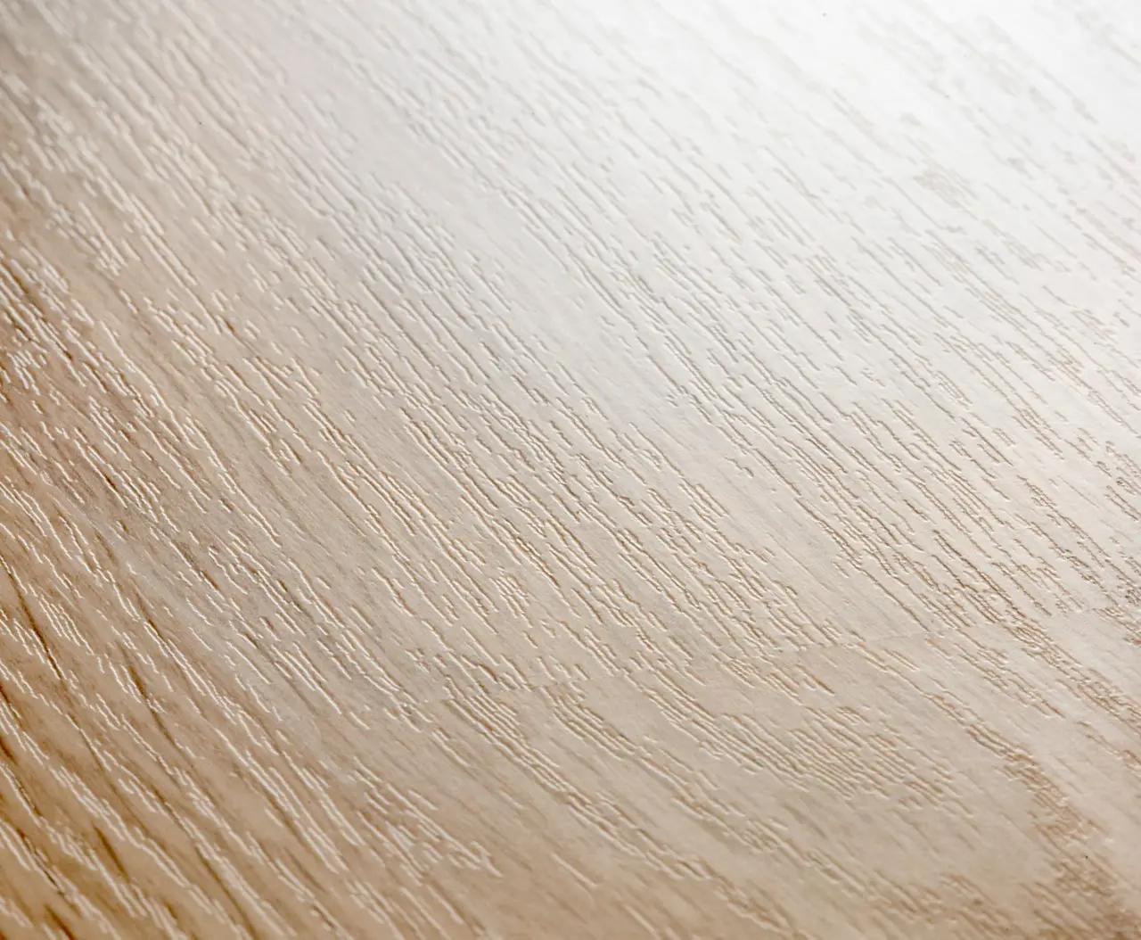 Close-up van de structuur van Quick-Step Eligna Witgeverniste eik