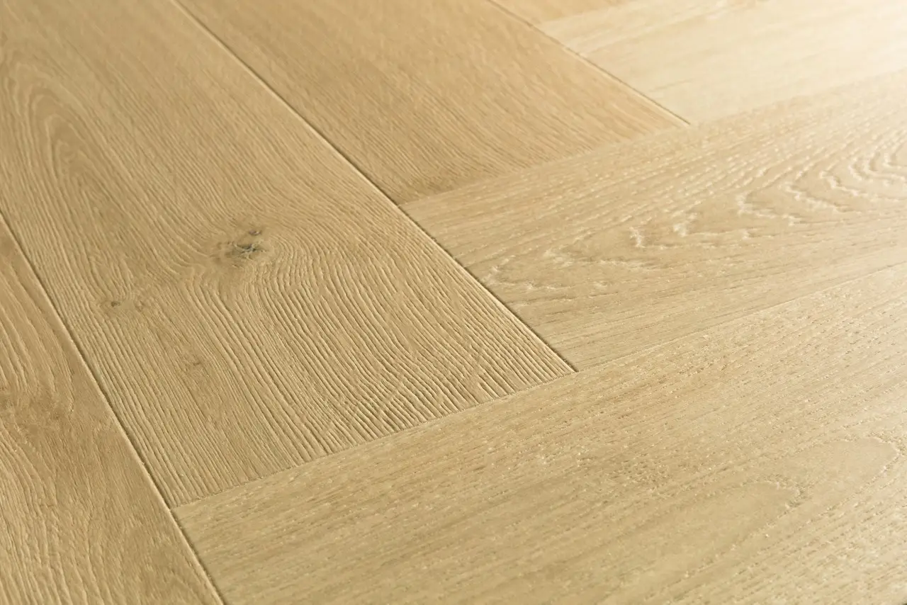 Close-up van de structuur van Quick-Step Impressive Design Kardemom eik