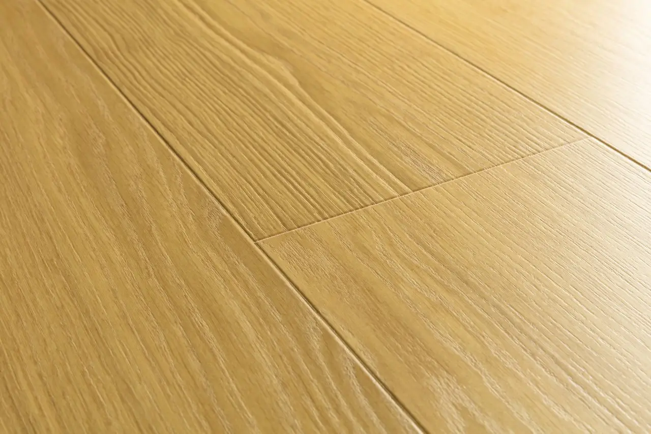 Close-up van de structuur van Quick-Step Impressive Whiskey eik