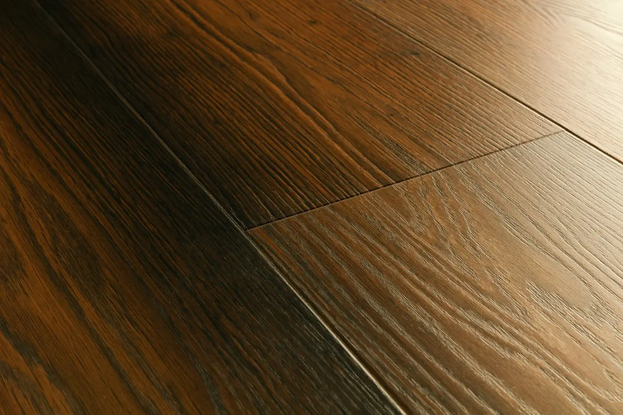 Close-up van de structuur van Quick-Step Impressive Ultra Gerookte eik