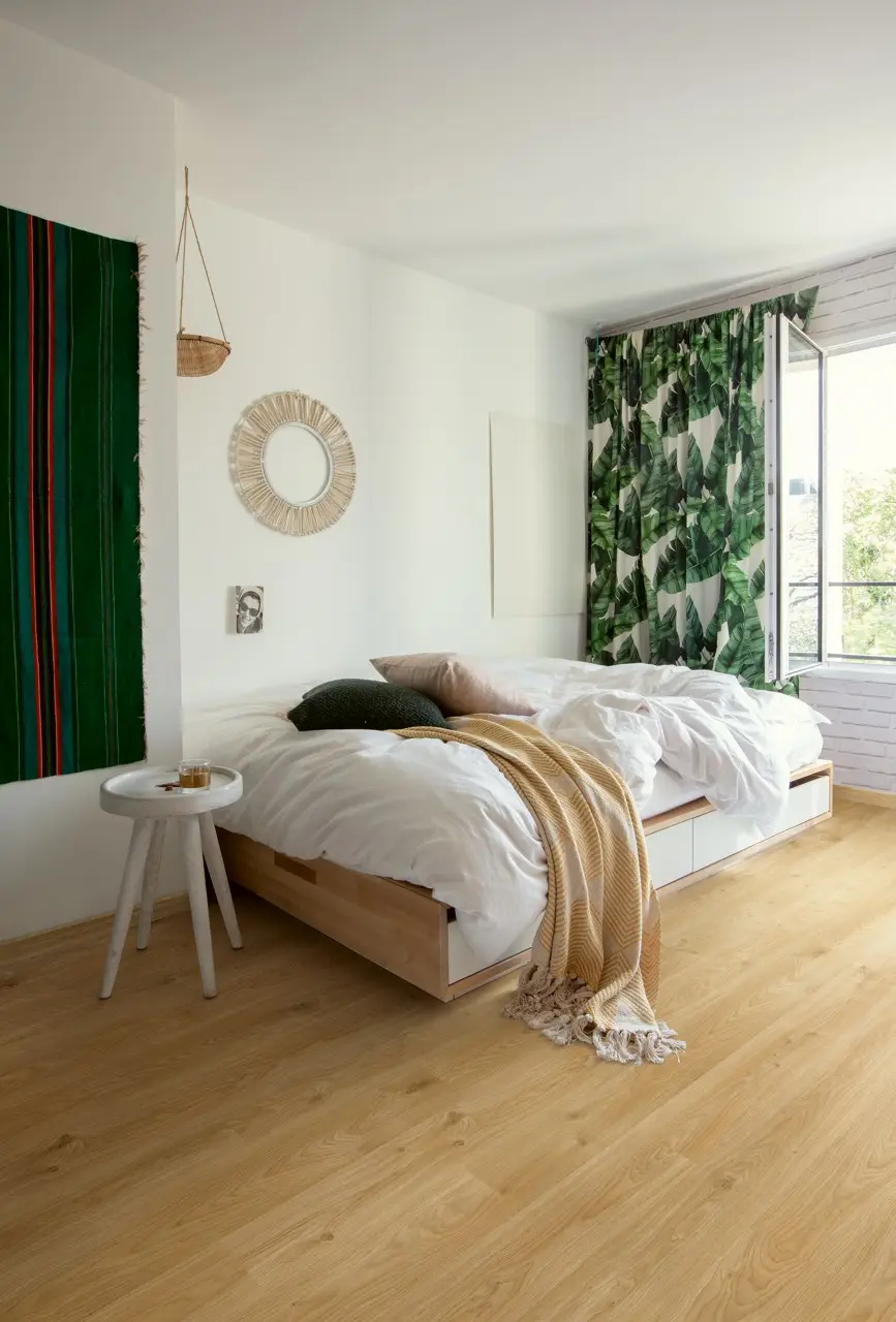 Ruimte met de pvcvloer Quick-Step Liv Landelijke charme naturel