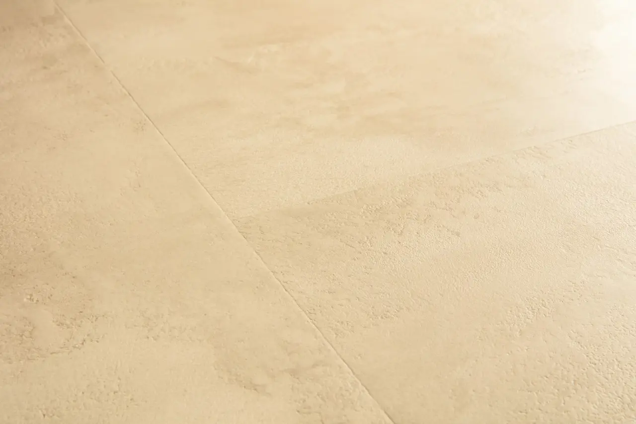 Close-up van de structuur van Quick-Step Muse Zandsteen