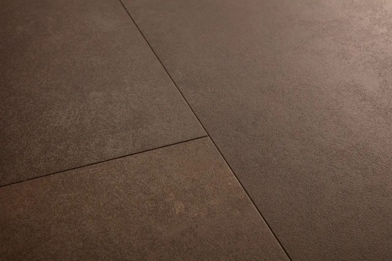 Close-up van de structuur van Quick-Step Oro Kaneelrots